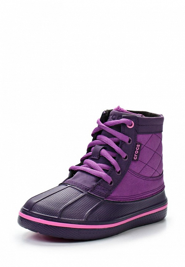 Ботинки Crocs CR014ACKC237. Цвет: фиолетовый