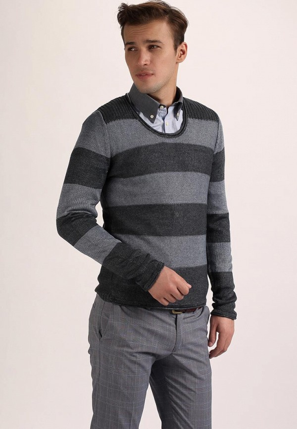Пуловер Drykorn DR591EMBB196. Цвет: серый