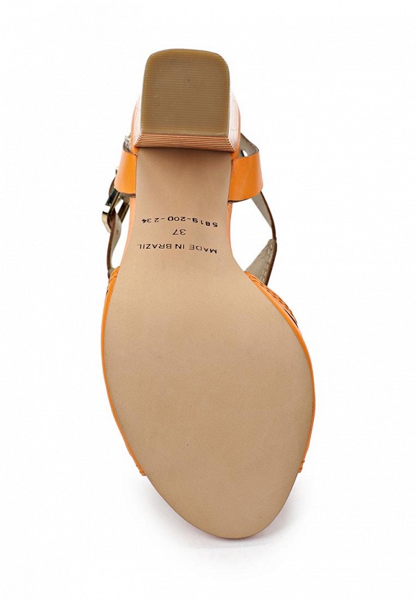 фото Босоножки на толстом каблуке Indiana IN030AWAPI95, оранжевые