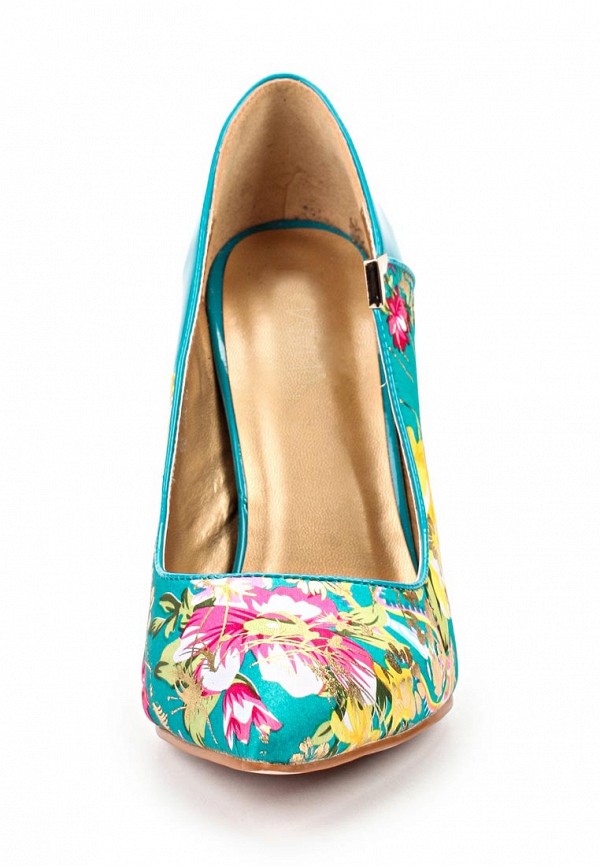 фото Яркие женские туфли на каблуке Lamania LA002AWAAI52, разноцветные