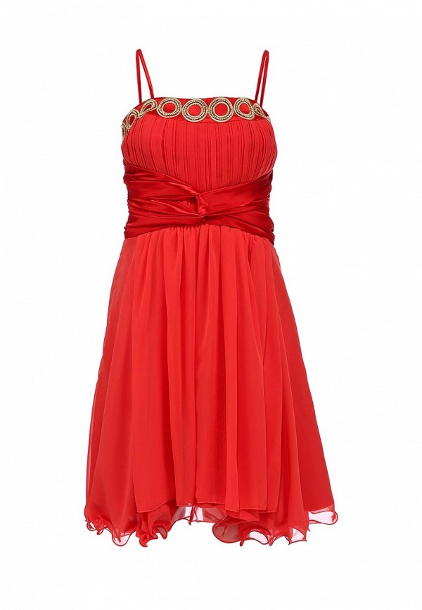 Платье Lawiggi LA003EWHV577. Цвет: красный