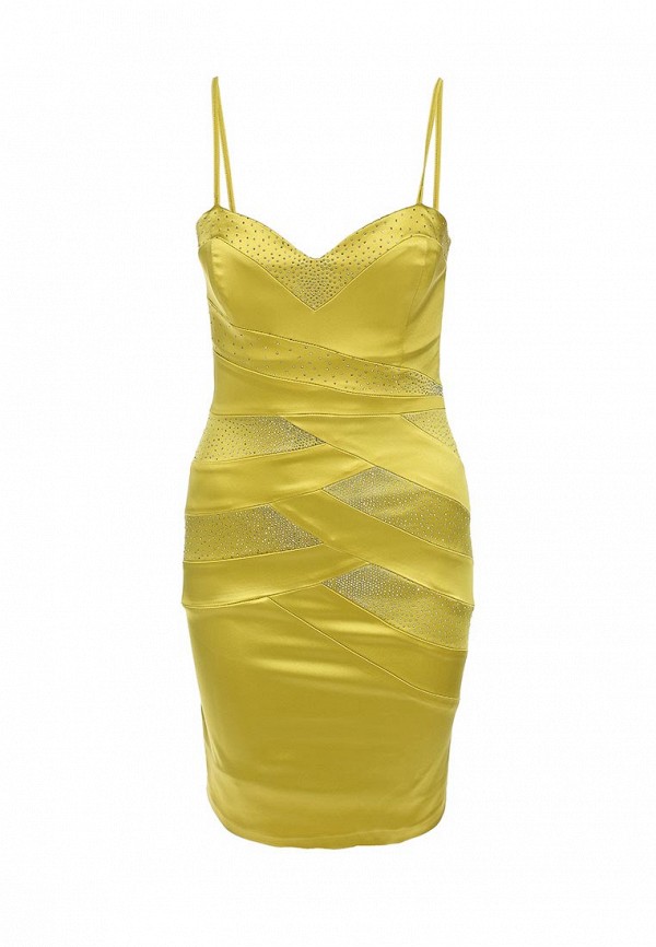 Платье Lawiggi LA003EWHV586. Цвет: желтый