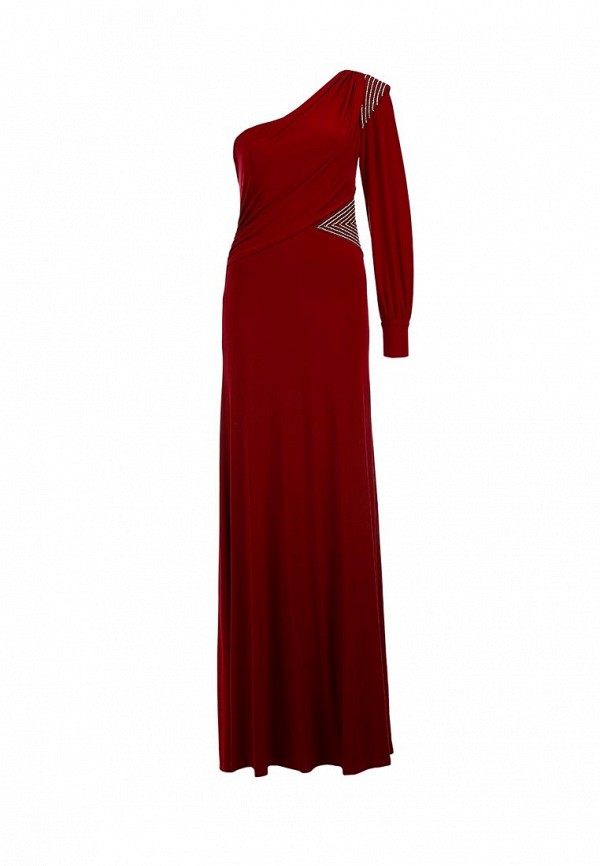 Платье Lawiggi LA003EWLF549. Цвет: бордовый