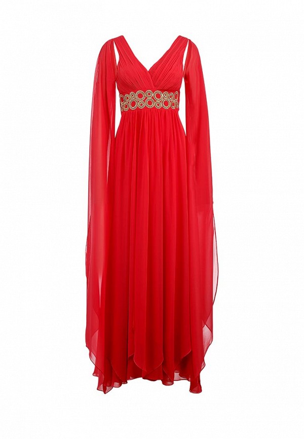 Платье Lawiggi LA003EWLF582. Цвет: красный