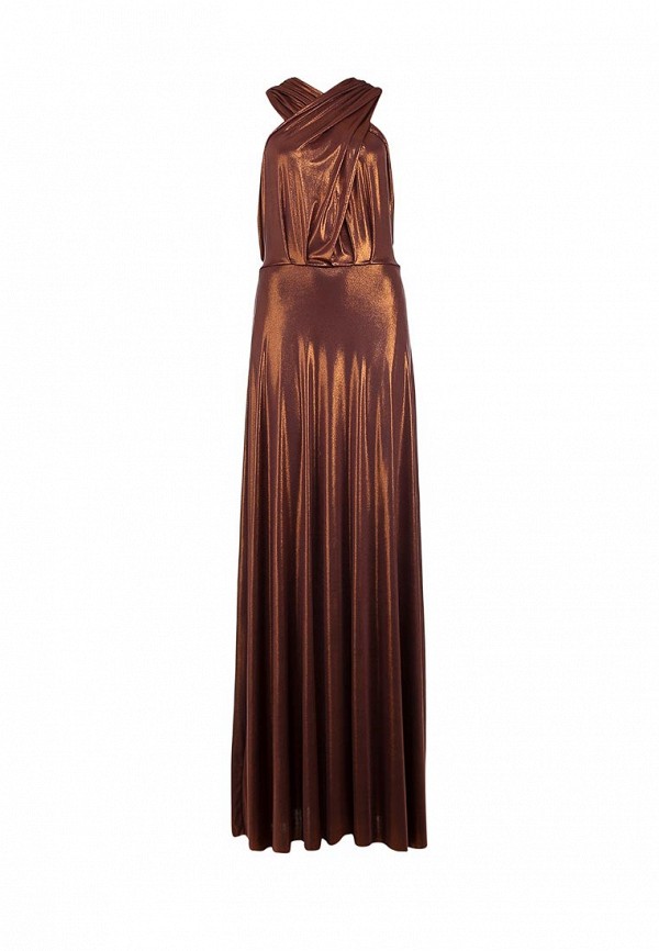 Платье Von Vonni VO002EWJG407. Цвет: бронзовый, коричневый