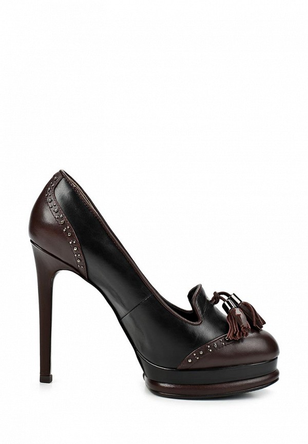 фото Туфли на платформе и каблуке Grand Style GR025AWCDD86, черно-коричневые