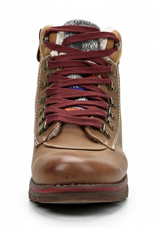 Купить Ботинки женские на шнурках T.Taccardi for Kari TT001AWCJQ75,коричневые